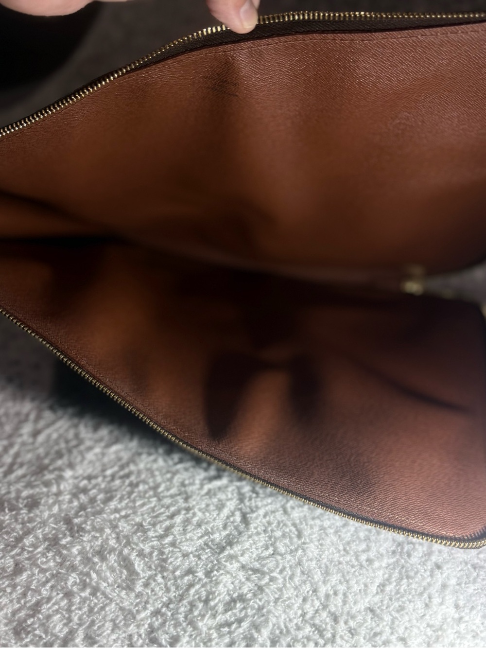 Louis Vuitton Monogram Canvas Document Pouch - Brown - Picture 6 of 10